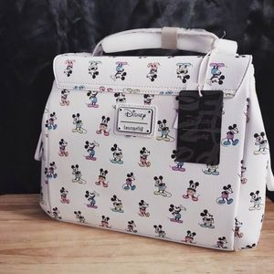 Loungefly White Handbag and crossbody